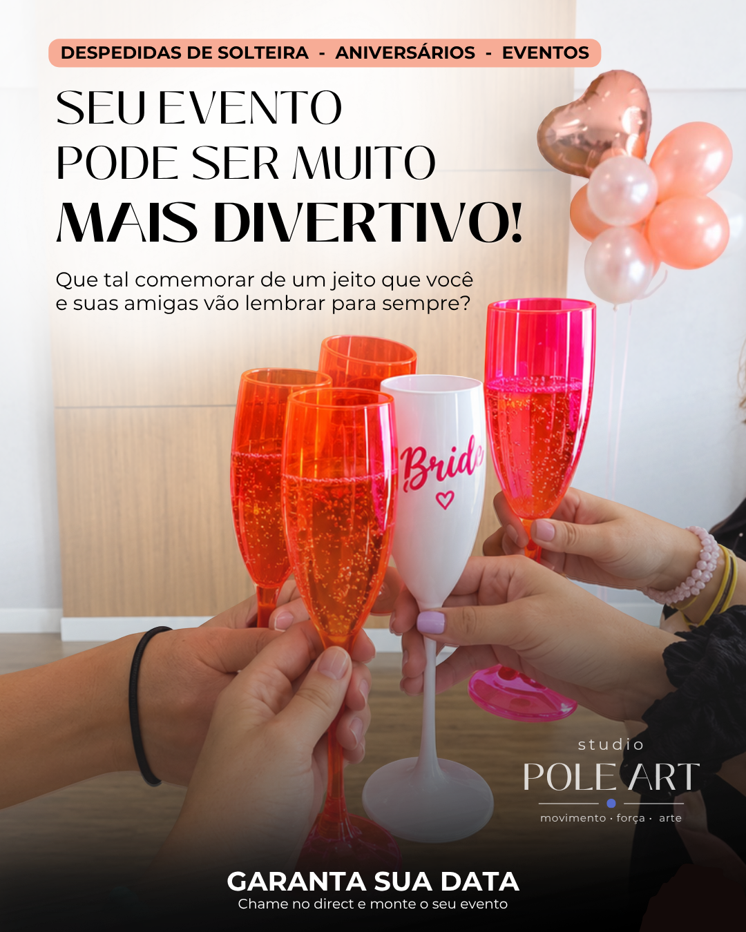 Despedida de solteira, ch&aacute; de lingerie e eventos
